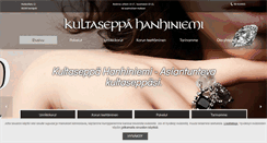 Desktop Screenshot of kultaseppahanhiniemi.fi